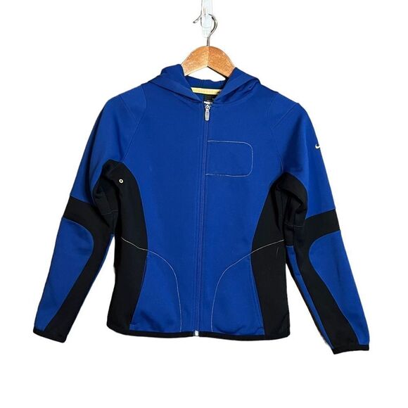 3 for $30! Nike  blue zip up work out sweater - Picture 1 of 10